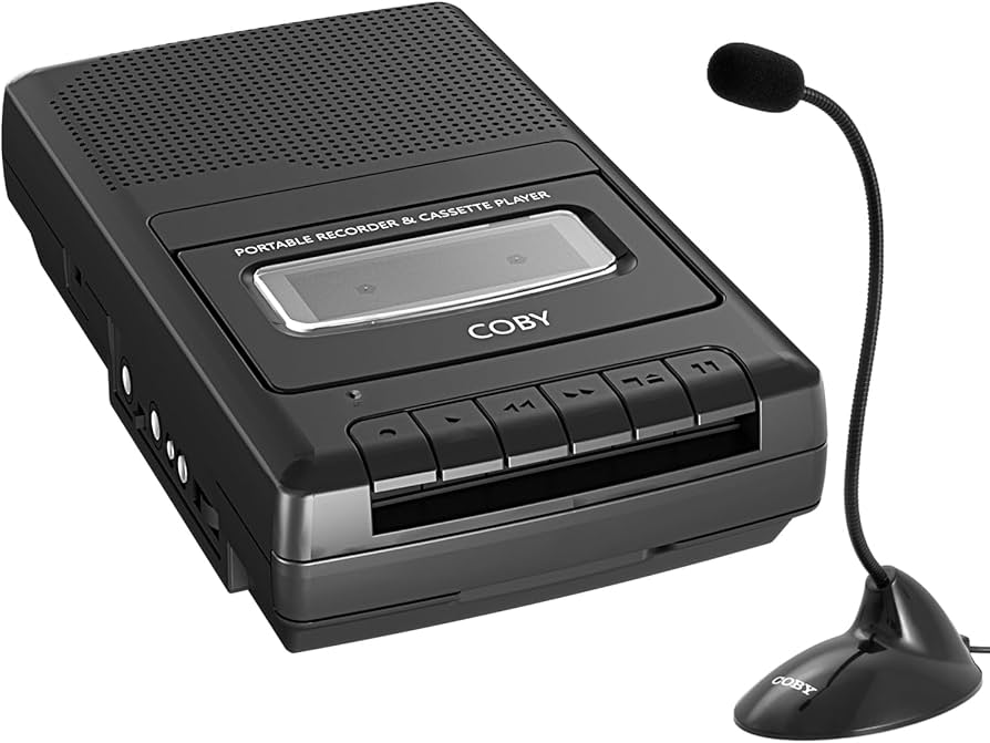 Amazon.com: Coby Portable Cassette Player & Recorder with Standing